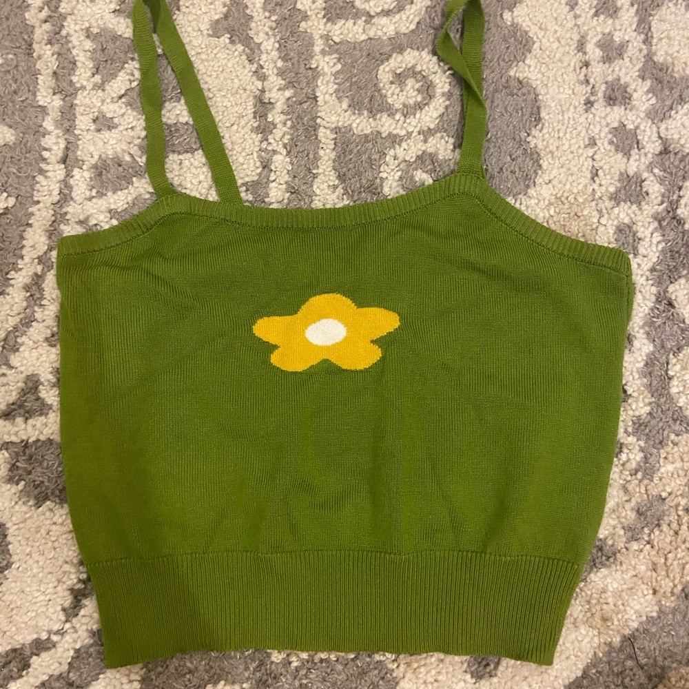 Cute green tank top. Never worn.
